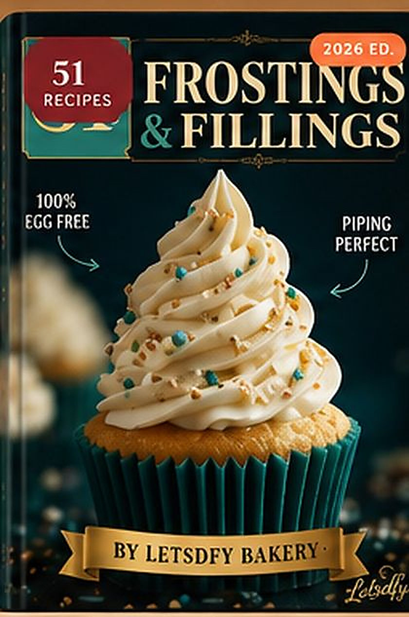 51 Frostings & Fillings recipe book cover