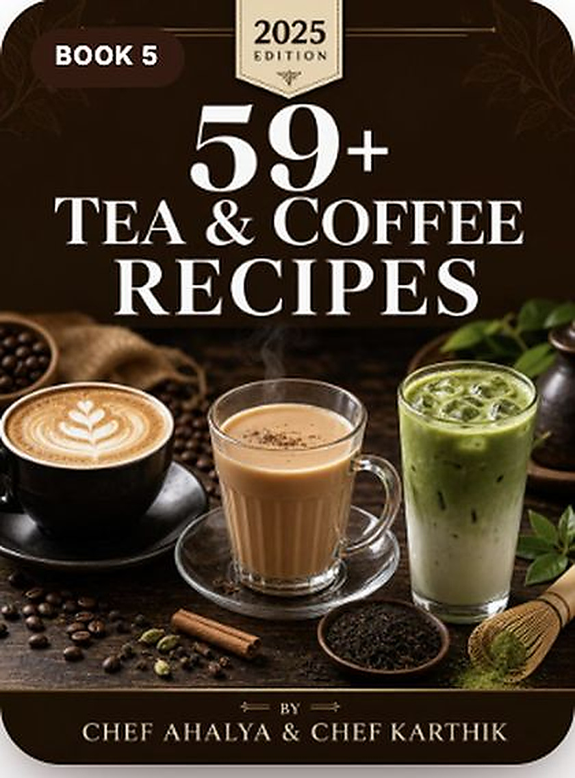59+ Tea & Coffee Recipes recipe book cover
