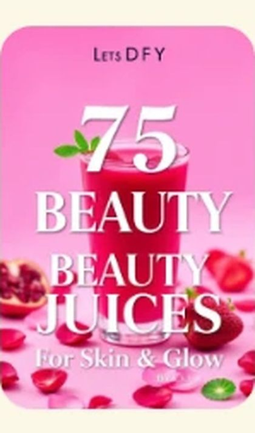 75 Beauty Juices recipe book cover