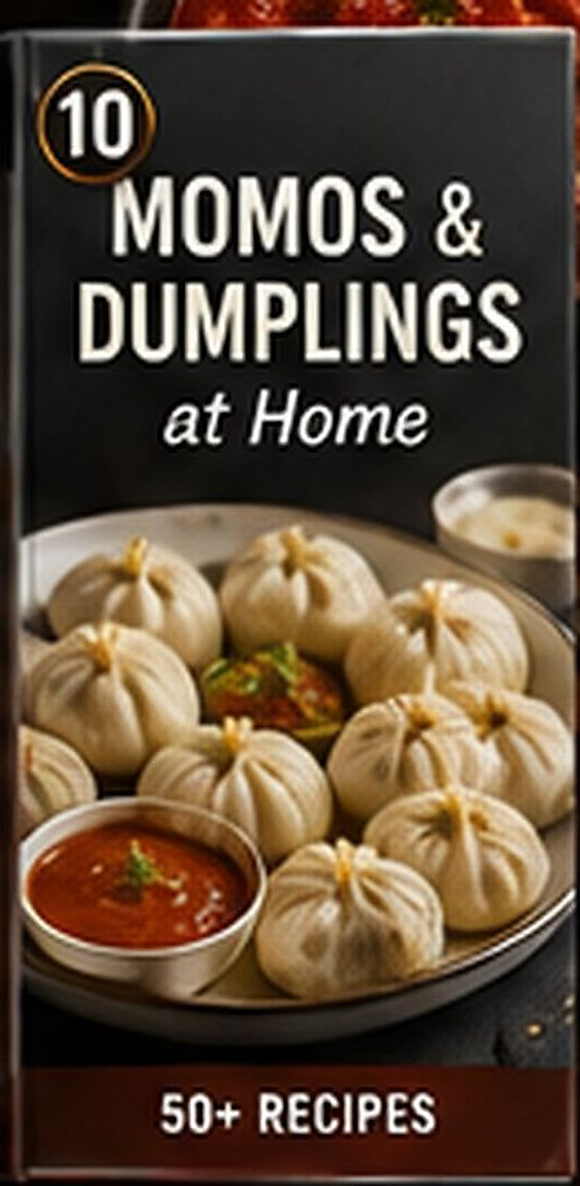 Momos & Dumplings at Home recipe book cover