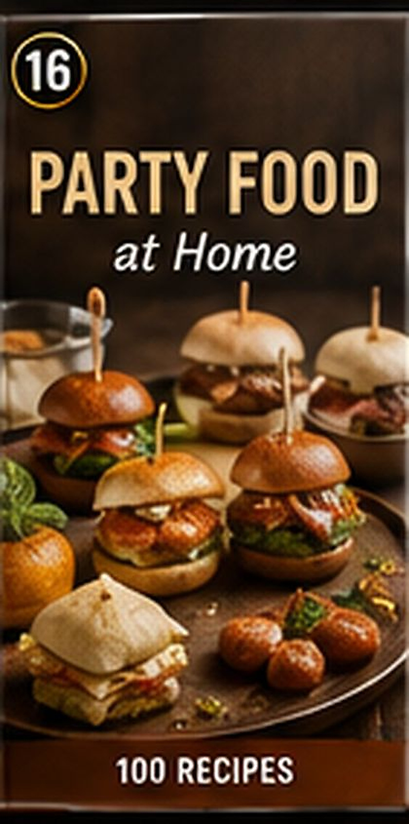Party Food at Home recipe book cover