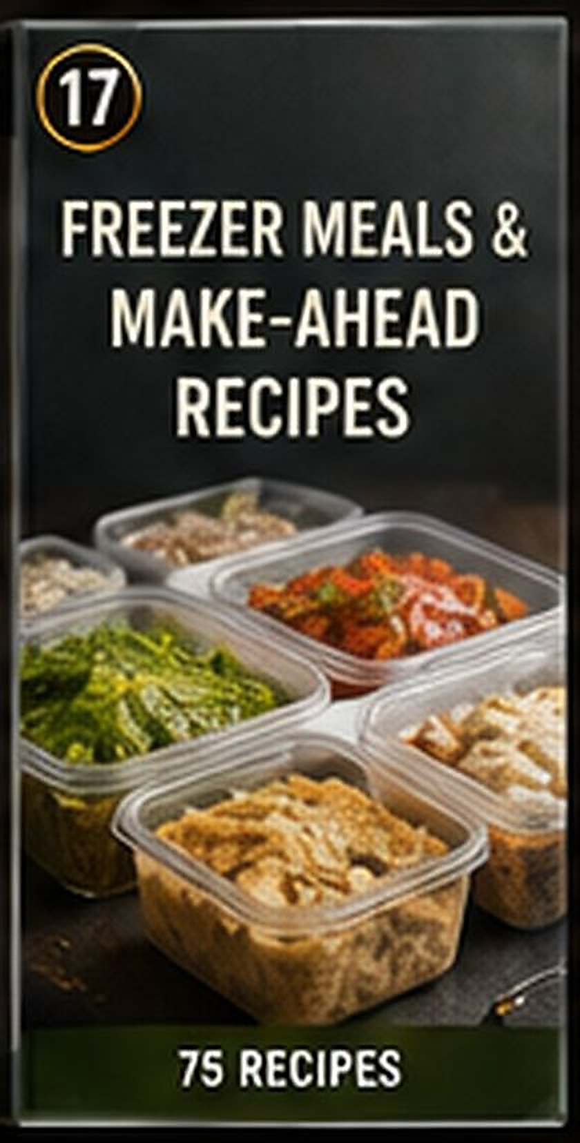 Freezer Meals & Make-Ahead Recipes recipe book cover