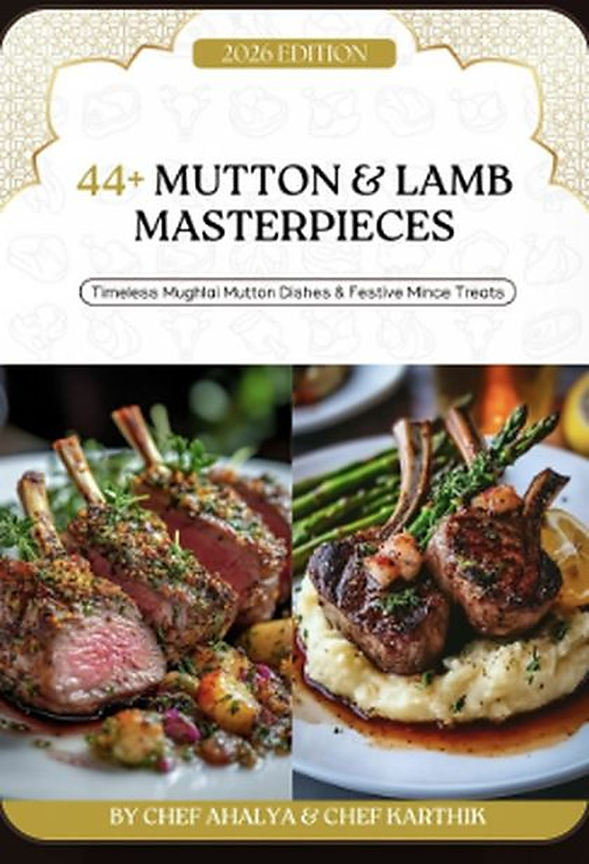 44+ Mutton & Lamb Masterpieces recipe book cover