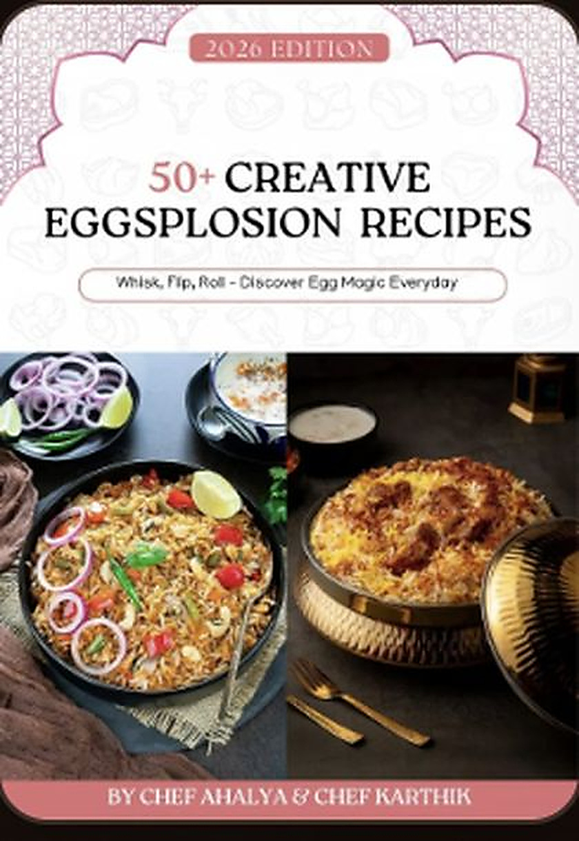 50+ Creative Eggsplosion Recipes recipe book cover