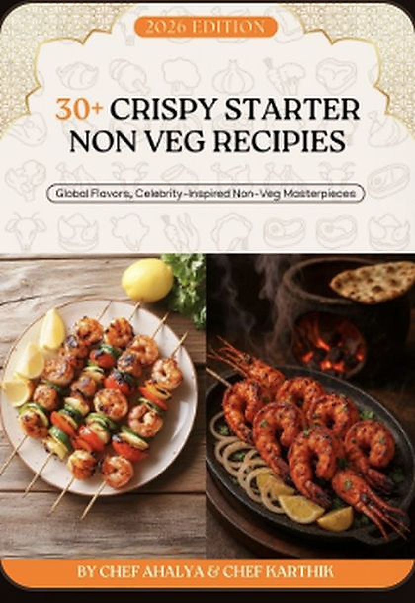 30+ Crispy Non-Veg Starters recipe book cover