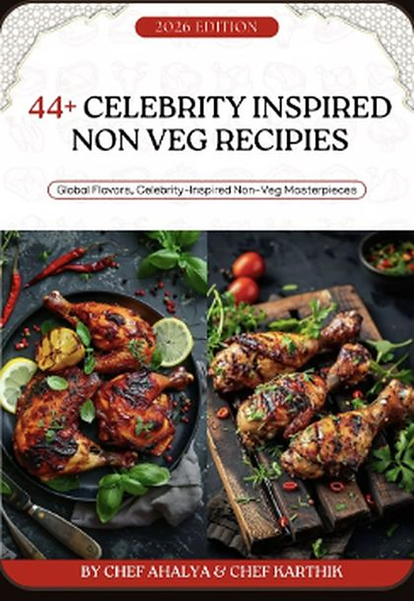 44+ Celebrity Inspired Non-Veg recipe book cover