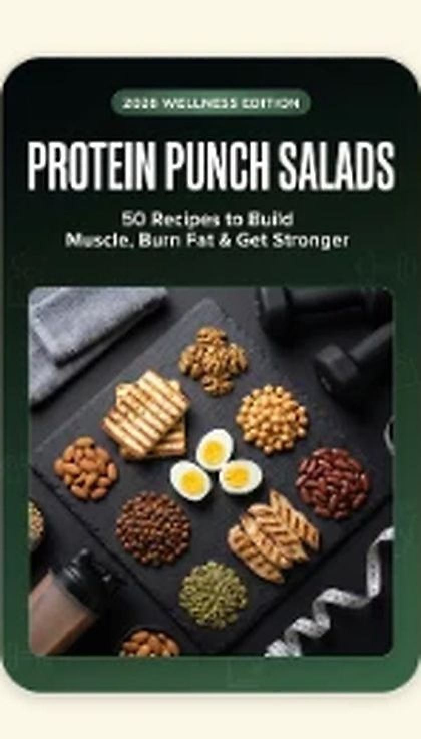 50 Protein Punch Salads cover