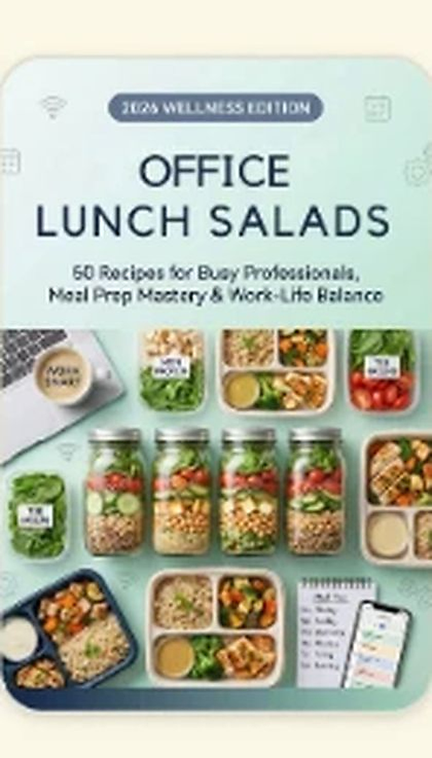 50 Office Lunch Salads recipe book cover