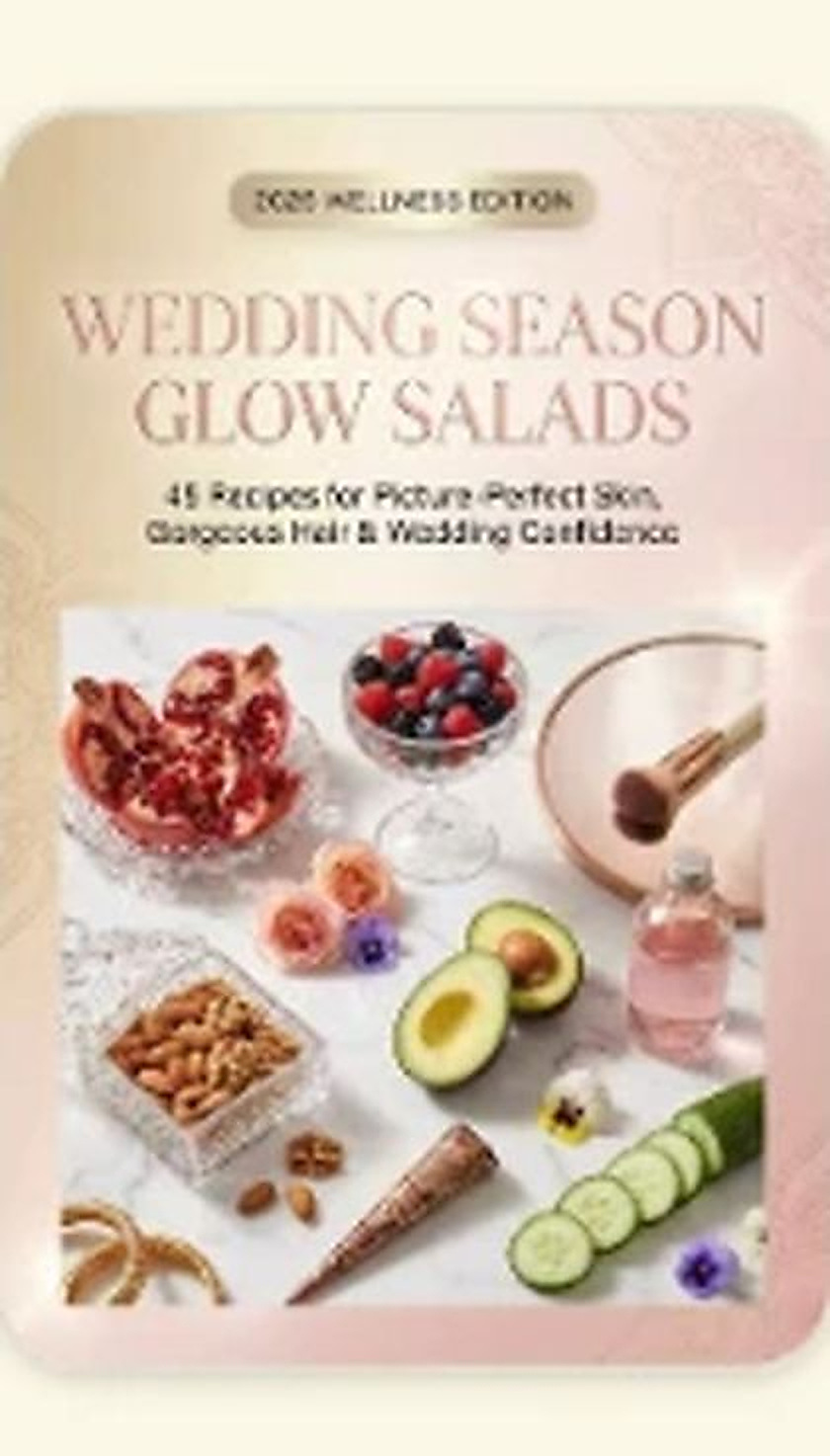 45 Wedding Season Glow Salads recipe book cover