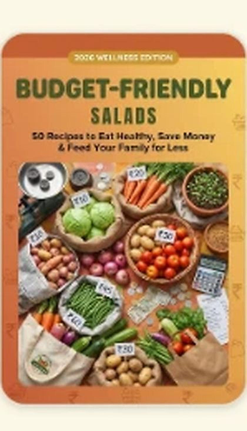 50 Budget-Friendly Salads recipe book cover